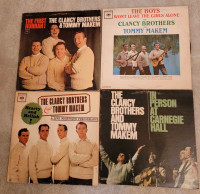 Clancy Brothers 4 LP's
