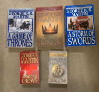 A Game of Thrones 5 book series - price as listed!