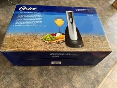 Electric Wine Opener (One NEW - One used), View more