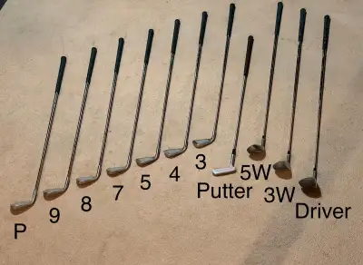 Complete Golf Set + Push Cart + Bag (Great Condition), View more