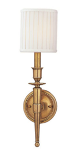 Hudson Valley Abington Wall Sconce - Aged Brass, View more