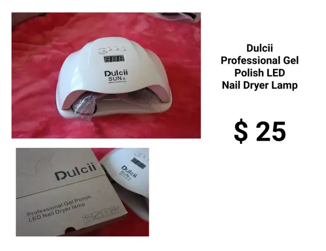Dulcii Professional Gel Polish LED Nail Dryer Lamp in Hobbies & Crafts in Edmonton - Image 2