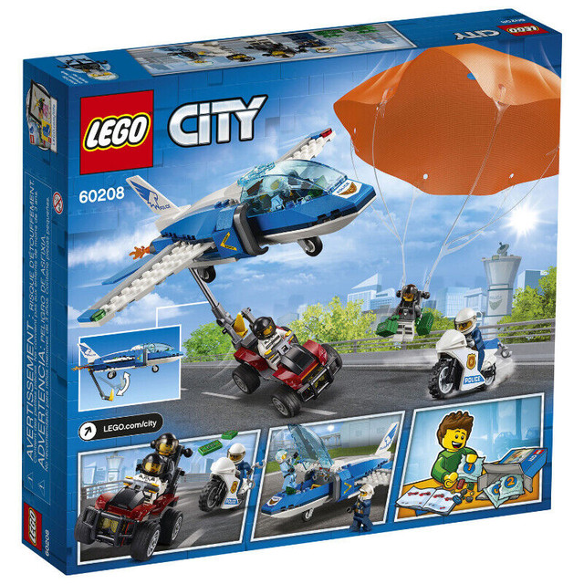 LEGO® City- L'arrestation en Parachute NEUVE SCÉLLÉE dans Jouets et jeux  à Longueuil/Rive Sud - Image 2