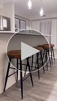 Kitchen Counter Stools, Breakfast Stools, Synthetic Leather with in Chairs & Recliners in Markham / York Region - Image 9
