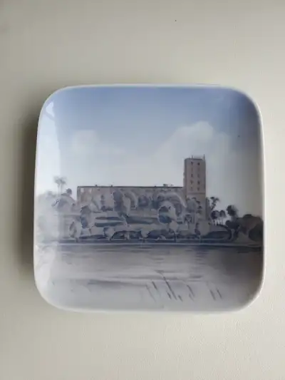 4 1/4 inches or 10cm Numbered Porcelain from Denmark in perfect condition