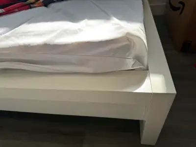 twin bed mattress with mattress protector, View more