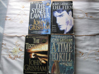 4 John Grisham paperbacks for $5