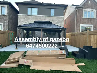 assembly of gazebo, View more