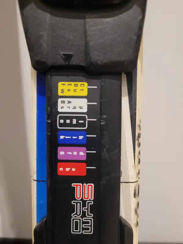Rossignol Racing Skis 110 cm with Tyrolia adjustable bindings in Ski in Calgary - Image 5