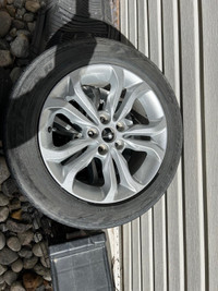 Goodyear 205 55 16 Summer Tire on Aluminum Rims
