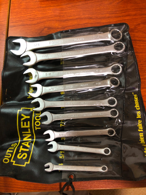 New! Vintage Stanley Forged Allow Wrench Set, 9-pc. in Hand Tools in Vancouver - Image 2
