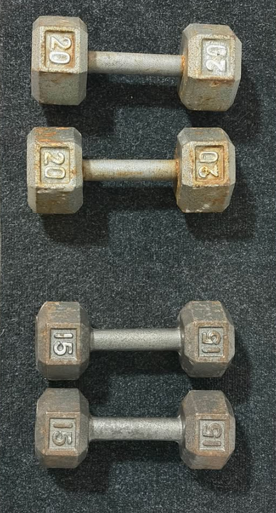 Dumbells (20lb + 15lb), View more