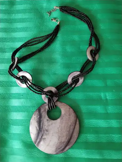 Beaded Natural Shell Necklace, View more