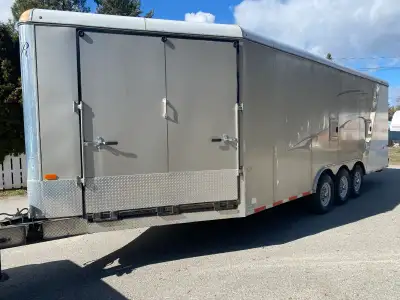 2012 Double R heavy duty enclosed trailer for sale in great shape just like new as it has been barel...