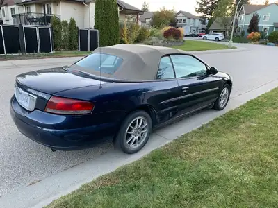 2006 Chrysler Sebring touring Edition Convertible. U.S. car has been B.C. registered for last 4 year...