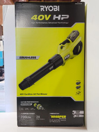 40V Ryobi Blower Kit (Includes 2 X 4Ah Batteries + Fast Charger)