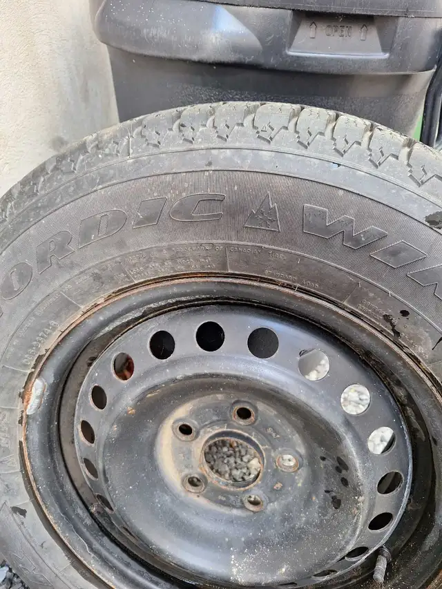 Goodyear winter tires with rims in Tires & Rims in Kingston - Image 3