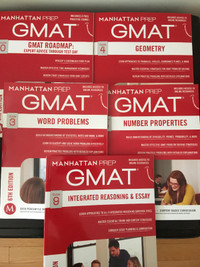 GMAT:  Manhattan Prep Excellent Condition $12 Each