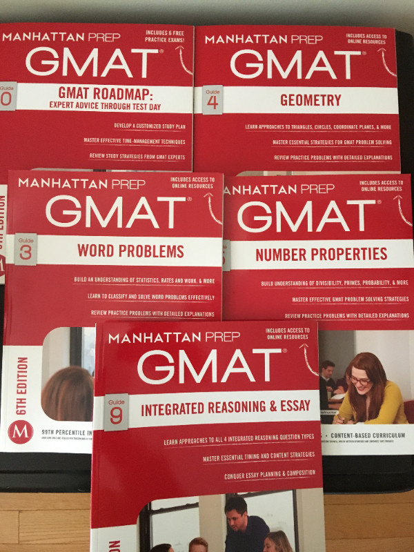 GMAT:  Manhattan Prep Excellent Condition $12 Each in Other in Markham / York Region