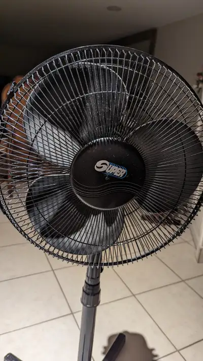 Adjustable Height/Tilt Rotating Head Cooling Fan with 3 Speed, View more