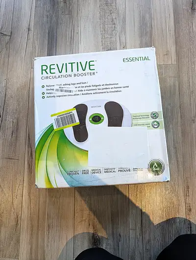 Brand New Revitive Circulation Booster purchased on Amazon. Effective. Easy to use. Revitive Essenti...