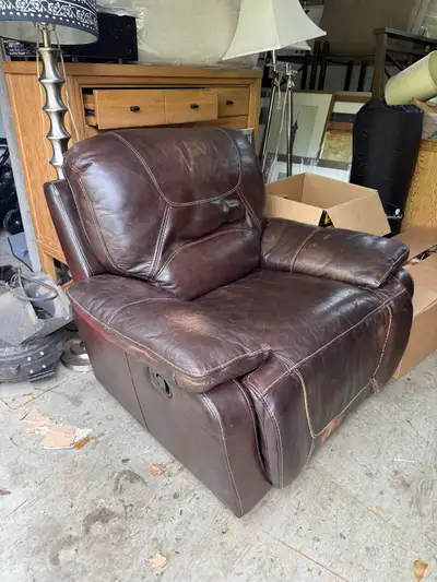 Brown Leather Recliner Chair, View more