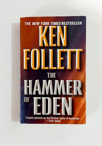 Roman - Ken Follett -THE HAMMER OF EDEN -Anglais -Livre de poche