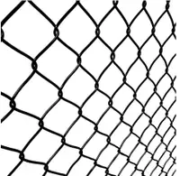 Chain Link Fencing Mesh Roll in Black