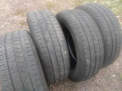 4 used 215/65/16 a/s tires for sale asking 180.00 for the set email or text or call 15063833032 loca...