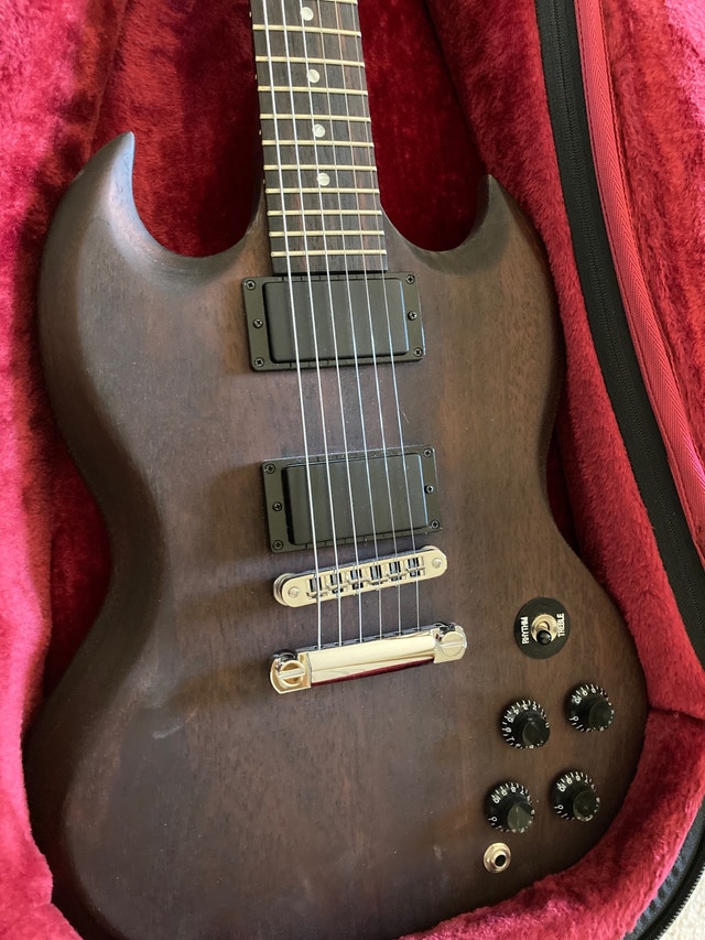 Electric Guitar Gibson SGJ 2013, Leather Case Included Guitars