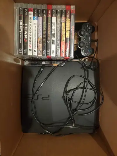 PS3 Slim Console Bundle, View more