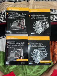 2 Medium & heavy duty diesel Engines and 2 work book included