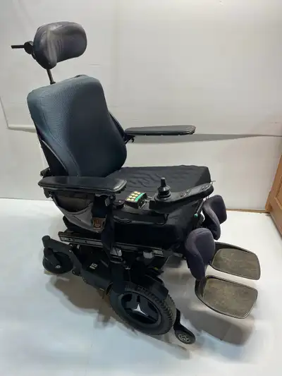 This is a used Permobil F5 Corpus power wheelchair designed to provide mobility and comfort with its...