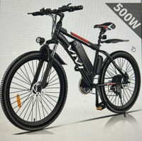 26” 500W electric bike ***FOR SALE AND SEALED*** 