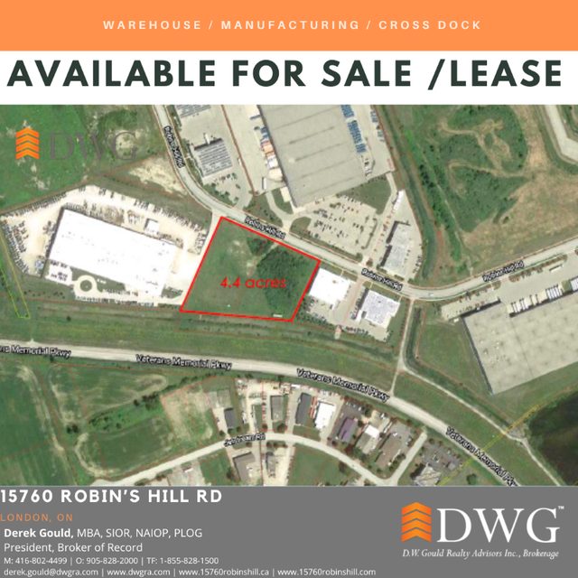 FOR SALE: Warehouse / Manufacturing / Cross Dock in Land for Sale in Oakville / Halton Region - Image 3