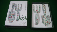 Victoria and Albert  Museum London Daisy Print Garden Tools