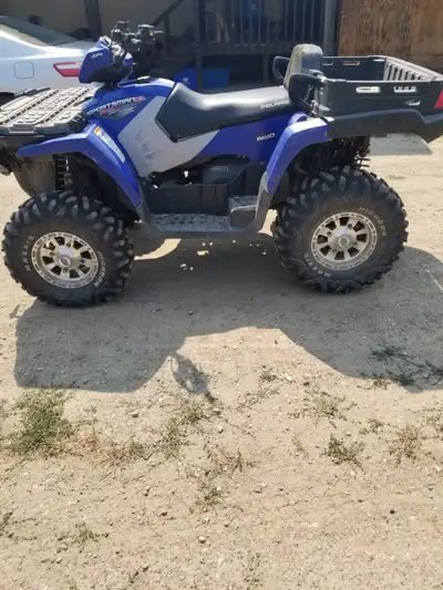 Quad is in really good shape. Everything works. Has dump box, tailgate, bighorn Maxxis tires, and hi...