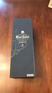 Johnnie Walker Blue Label Empty Box- Perfect Condition!
