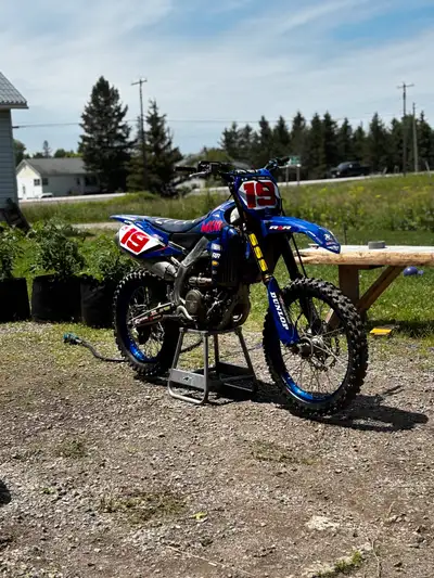 NO TRADES. I will take 7000$. Thank you. This bike is a race yz 250f that I got off of a race team d...