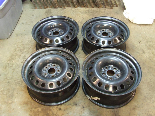 Great Set of 17x7 inch Steel Rims for Honda/Acura/Mercury 5x4.5" in Tires & Rims in Sudbury