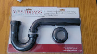 Westbrass Black 1-1/2" p-trap perfect condition