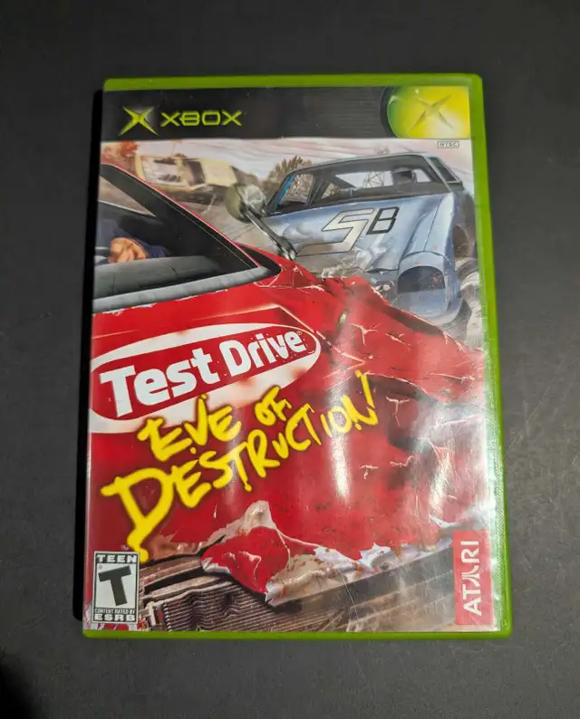 XBox Test Drive Eve Of Destruction Video Game Manual Case Works in Older Generation in Charlottetown - Image 2