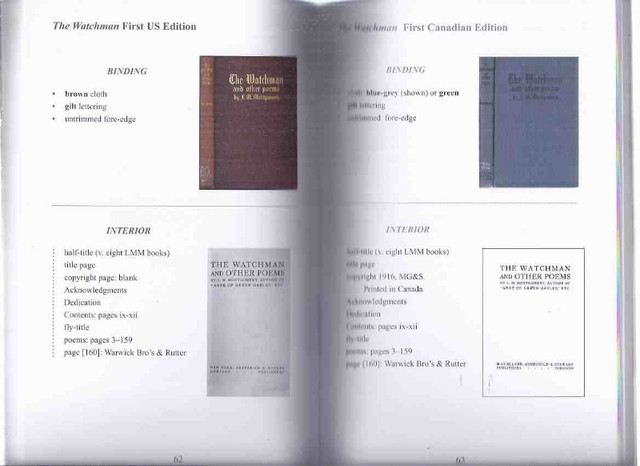 Collector's Guide to L M Montgomery Firsts 1st Edition Reference in Non-fiction in Oakville / Halton Region - Image 3