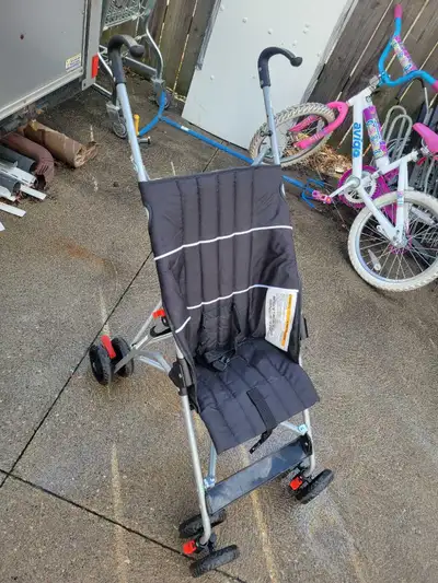 Black Foldable Umbrella Stroller, up to 40lbs., View more