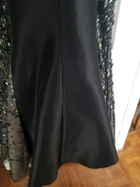 Black Sequence Evening Gown