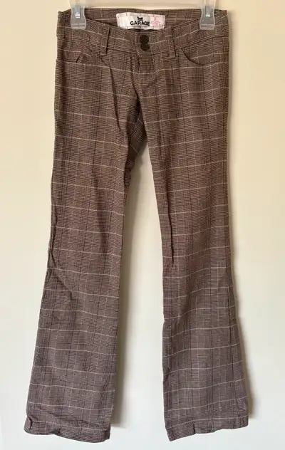 Brown Plaid Pants Size 0, View more