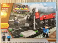 Train électrique bloc Lego compatible DIY NEUF!