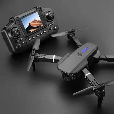 Mini RC E88 Drone 4K HD Dual Cameras Foldable Quadcopter LED, View more
