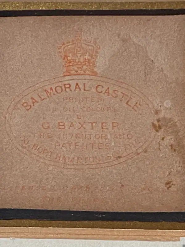 ANTIQUE COLOR G.BAXTER PRINT FRAME in Arts & Collectibles in Vancouver - Image 9