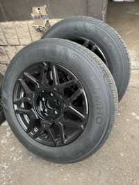 225/65/R17 2022 tires on rims $999 obo